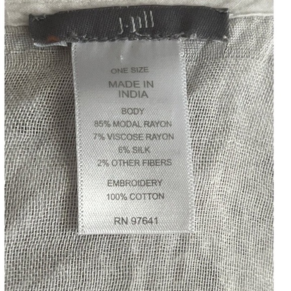 J Jill Ombre eyelet shawl cape summer wrap - Picture 6 of 6